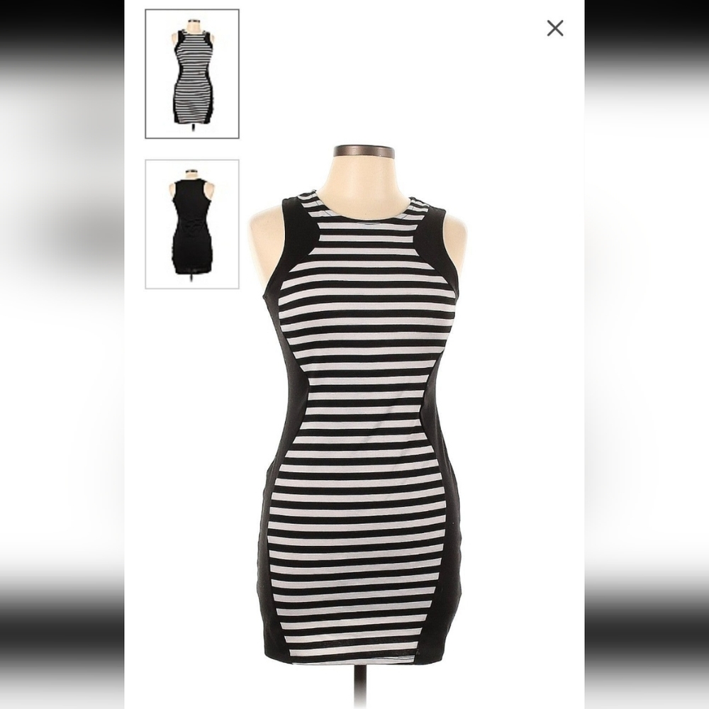 Rolla Coster Black & White Striped Dress